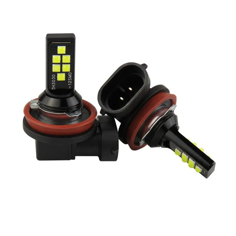 

2Pcs H1 H3 H7 H11 H8 9006 HB4 HB3 9005 High Quality 3030 LED Auto Fog Lamp Car Anti Fog Light Bulb Foglamps 6000K White 12SMD