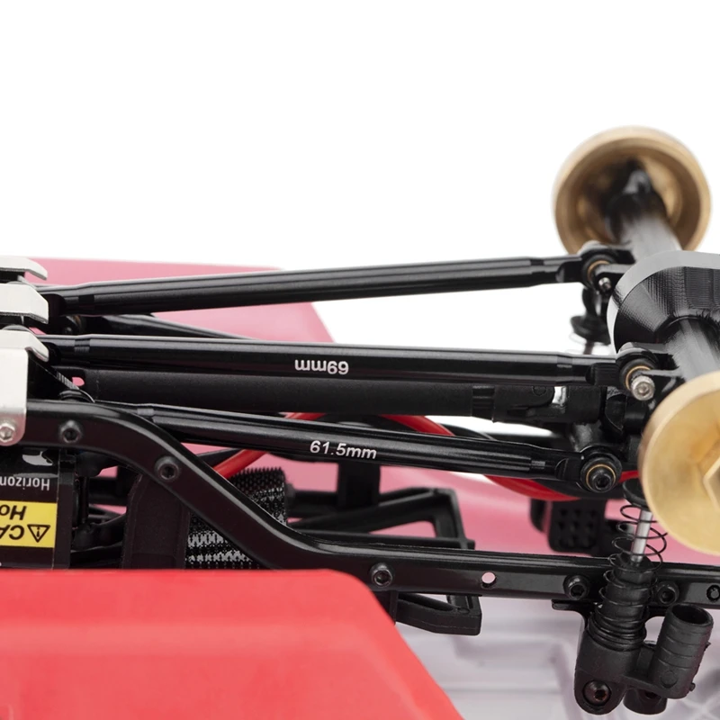 

Metal Front Steering Linkage Tie Rods Suspension Links Set for Axial SCX24 90081 RC Crawler Car Upgrade Parts