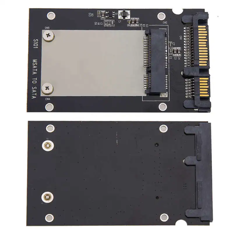 Новинка 50 мм Маленькая плата Msata Ssd до 2 5 дюймов Sata диск конвертер адаптер для