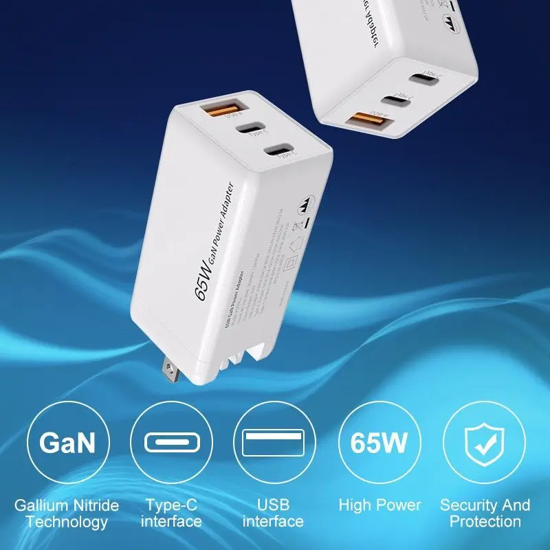Lincoiah GAN 65 Вт USB C зарядное устройство Quick Charge 4 0 3 QC4.0 QC PD3.0 PD USB-C Type быстрое для Macbook Pro
