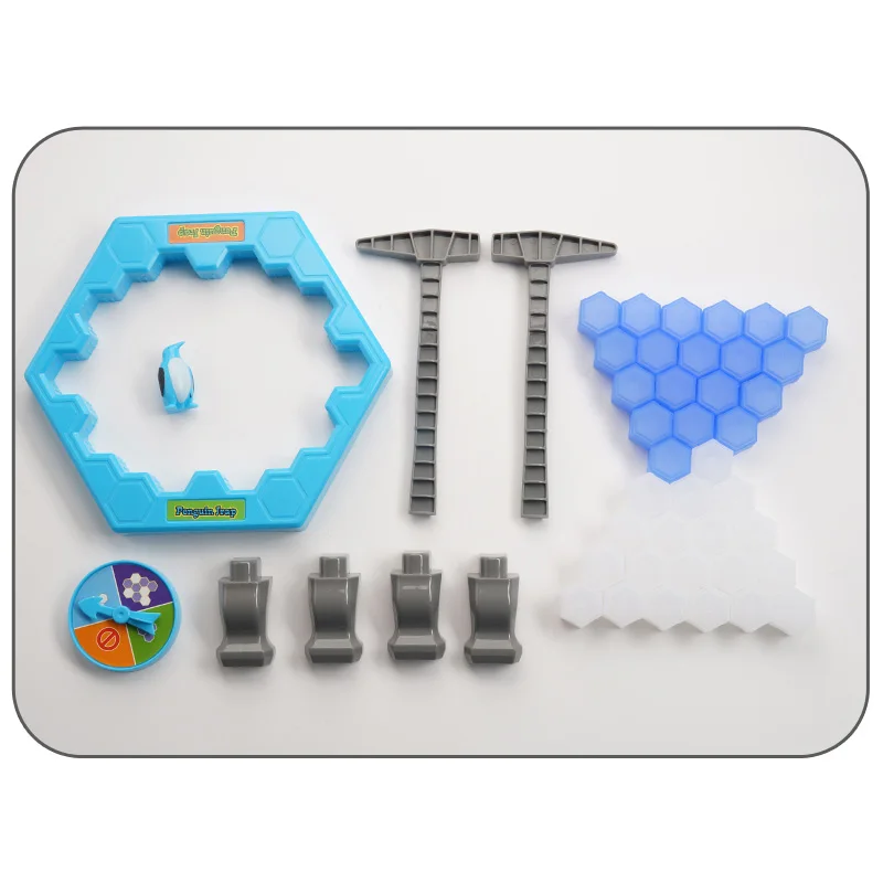 Ice Breaking Save The Penguin Kids Fun Board Game Table Fidget Breaker Bricks Toy Gags Practical Jokes Puzzle Toys for Children | Игрушки и