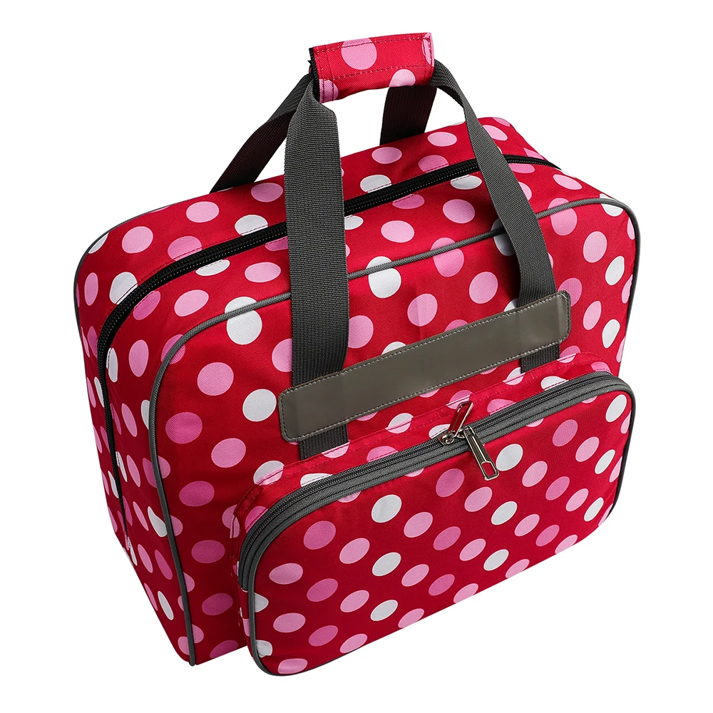 Дорожная прочная сумка-тоут 1 шт. вместительная швейная машина волнистая точка 600d