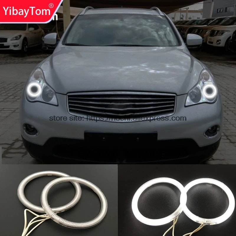 

YibayTom отличный комплект CCFL «ангельские глазки», Ультра яркое освещение для nissan Infiniti QX50 2013