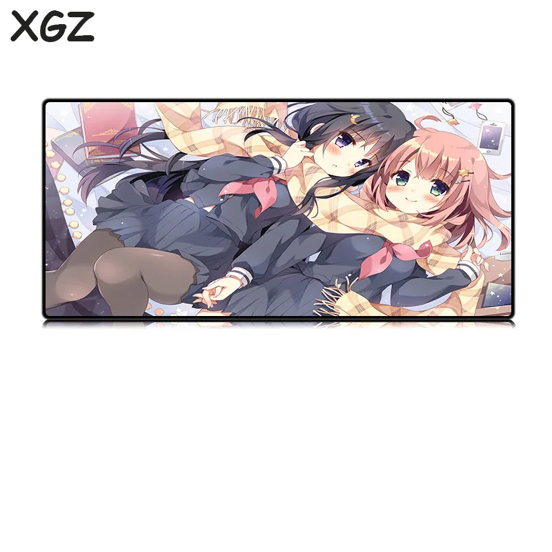 Коврик для мыши XGZ Girl с аниме-рисунком чистый милый пикантный нескользящий коврик