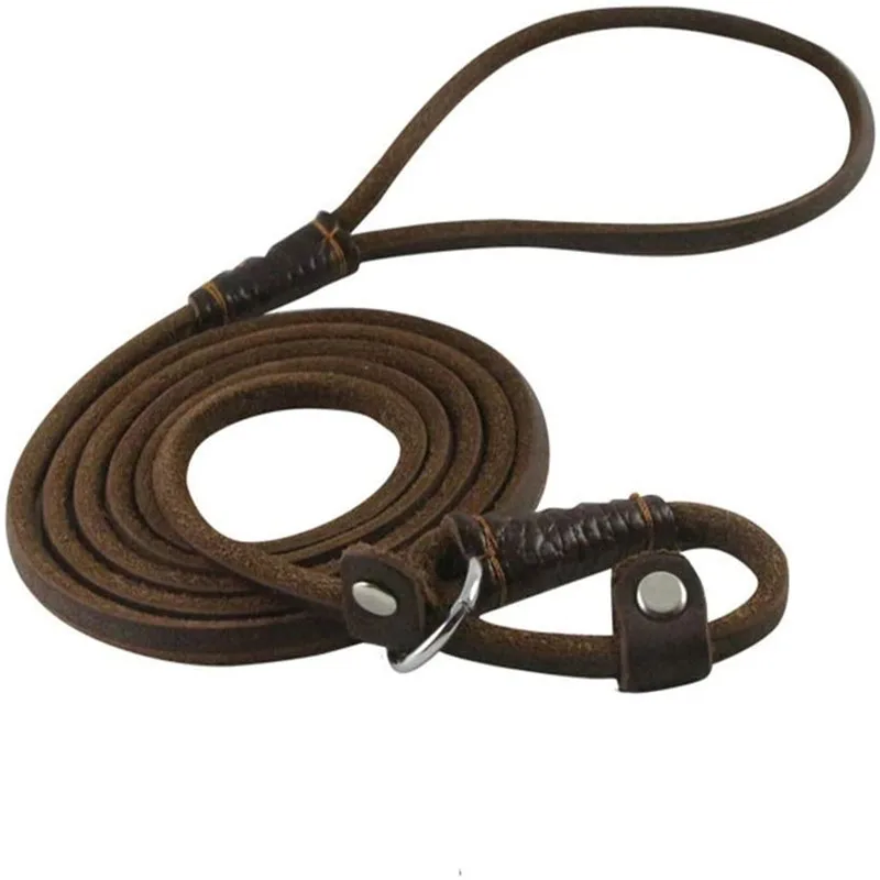 Поводок для собак из натуральной кожи длинная цепь поводок прогулок с питомцами