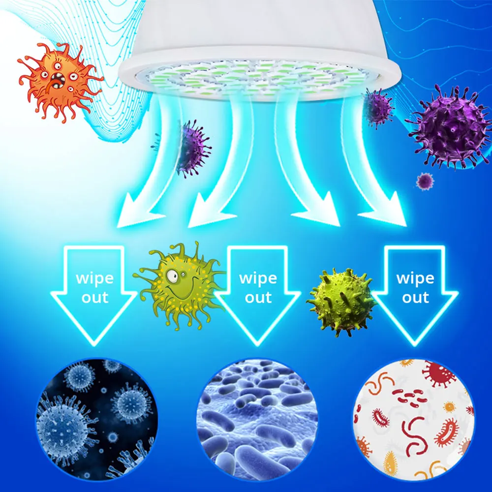 E27 дезинфекционный светильник кукуруза УФ бактерицидная лампа УФС