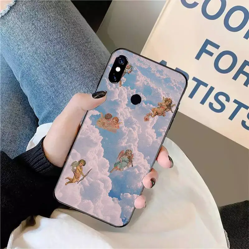 

Angel pattern renaissance Phone Case For Xiaomi Redmi note 7 8 9 t max3 s 10 pro lite