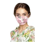 10 шт. масок для лица взрослых элегантное розовое платье с цветочным принтом Чехлы рот дышащая 3-Слои одноразовая маска с изображением подсолнуха маска для туши для ресниц
