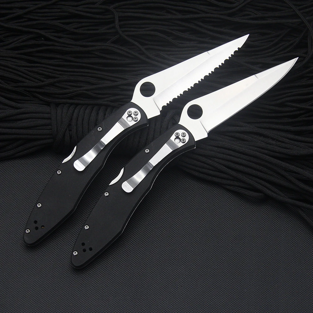 

C07 портативный телефон-функциональный нож для самообороны 8Cr13Mov лезвие нож сталь/G10 Ручка уличные инструменты для кемпинга EDC