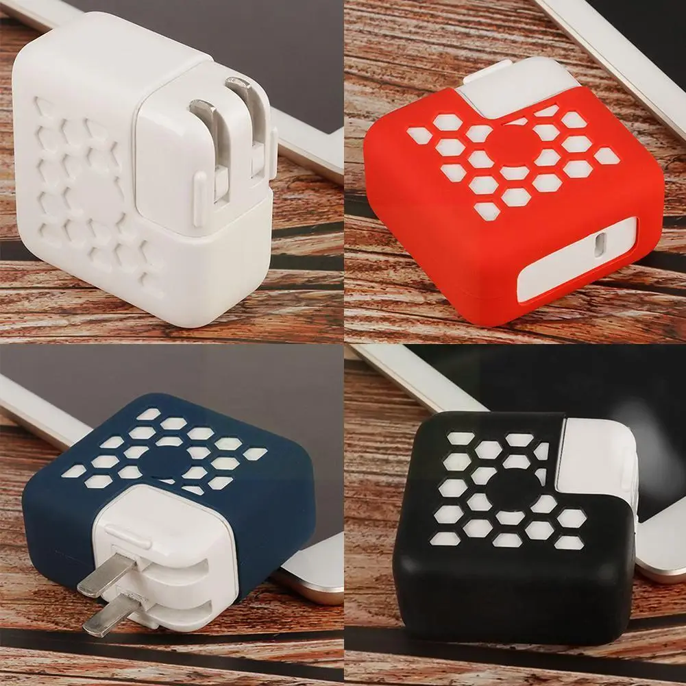 

4 Colors For Laptop Power Adapter Protective Cover Charger Silicone Cover Protective Cover W9k4