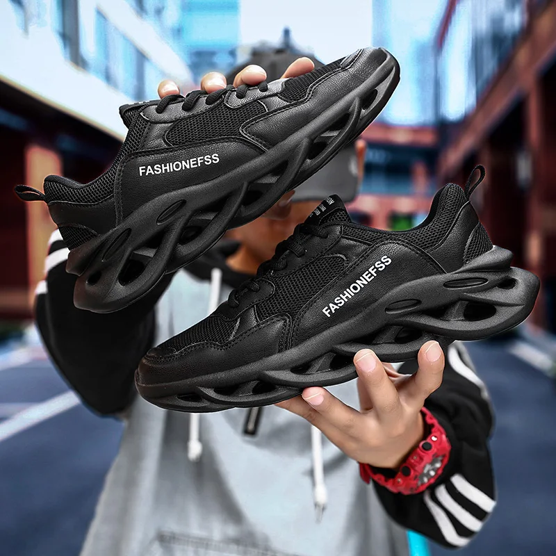 

Однотонные кроссовки черного цвета; Распродажа; sapatos; Повседневные мужские кроссовки для бега; Мужские кроссовки для отдыха; Модные Повседн...