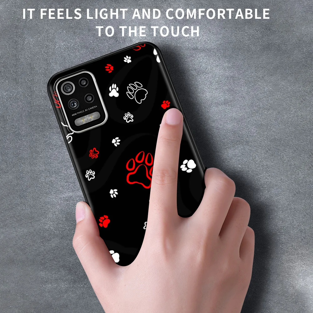 Модный чехол в виде кошачьей собачьей лапы для LG K41s K61 K50 K50s G6 G7 K71 K42 K40s K40 K52 G8 мягкий