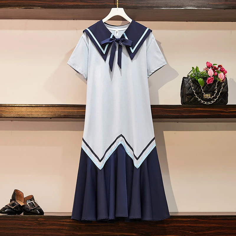 

Размера плюс; Женские деловые туфли в офисном стиле Лето 2021 модная одежда с воротником-стойкой и галстуком-бабочкой, короткий рукав, свободн...