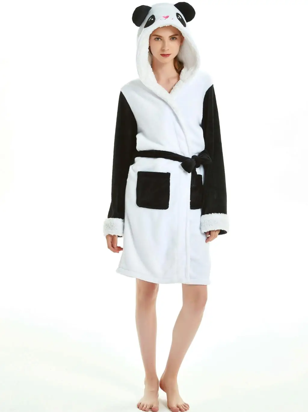 Фланелевый банный халат в виде единорога для взрослых одежда сна женщин и мужчин