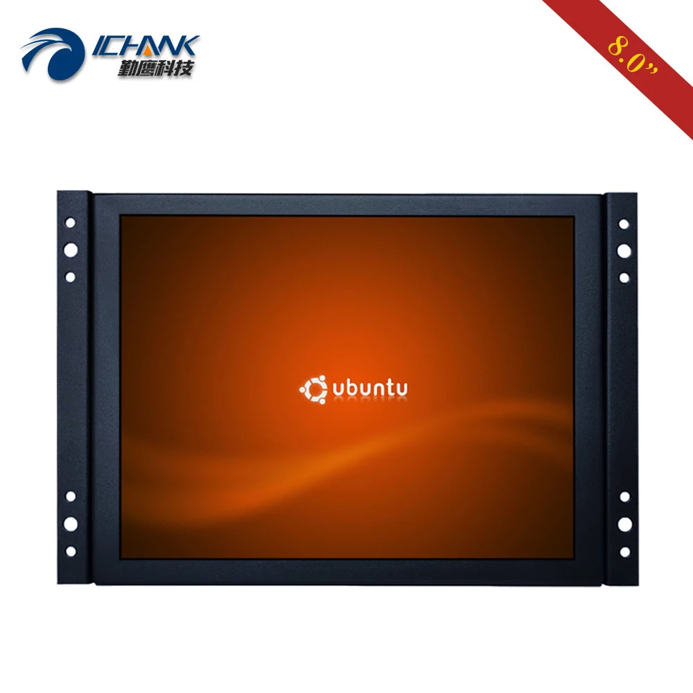 ZK080TC 262L/8 дюймов 1024x768 HDMI встроенная открытая рамка поддержка Linux Ubuntu Raspbian Debian