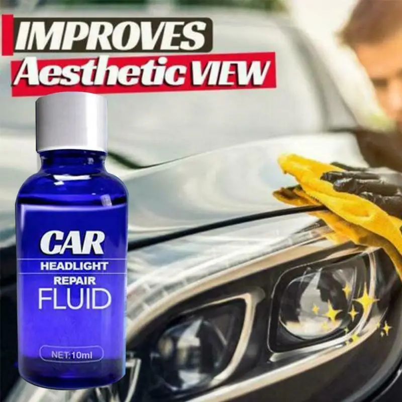 

30ML Car Headlight Maintenance Clean Retreading Agent Spray Polish Repair Fluid Headlight Polishing Anti-scratch Liquid TSLM1