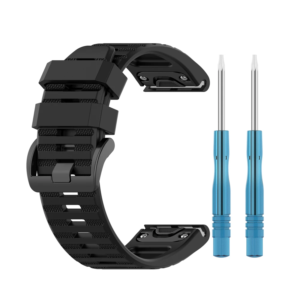 22 20 26mm Quick Release easyFit Smart for Garmin Fenix 6X 6 6S pro 5 5X 5S Plus 3 Silicone Straps For Forerunner 935 Watchbands |