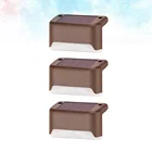 3 шт., водонепроницаемые Угловые светодиодные лампы на солнечной батарее