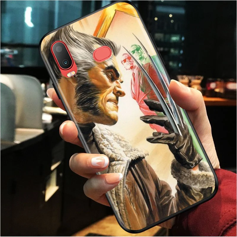 

Marvel Wolverine for Samsung A3 A5 A6 A7 A8 A9 A6S A750 A8S 2016 2017 2018 Star Plus TPU Black Phone Case
