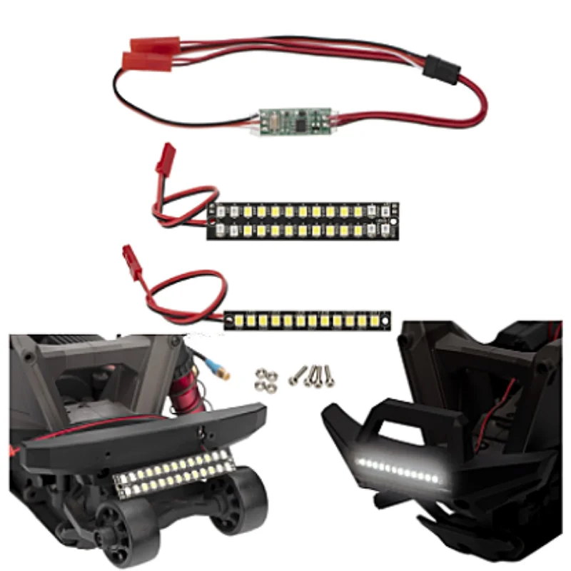 Led Light Bar Upgrade Accessories For Traxxas 1/10 Maxx Rc C