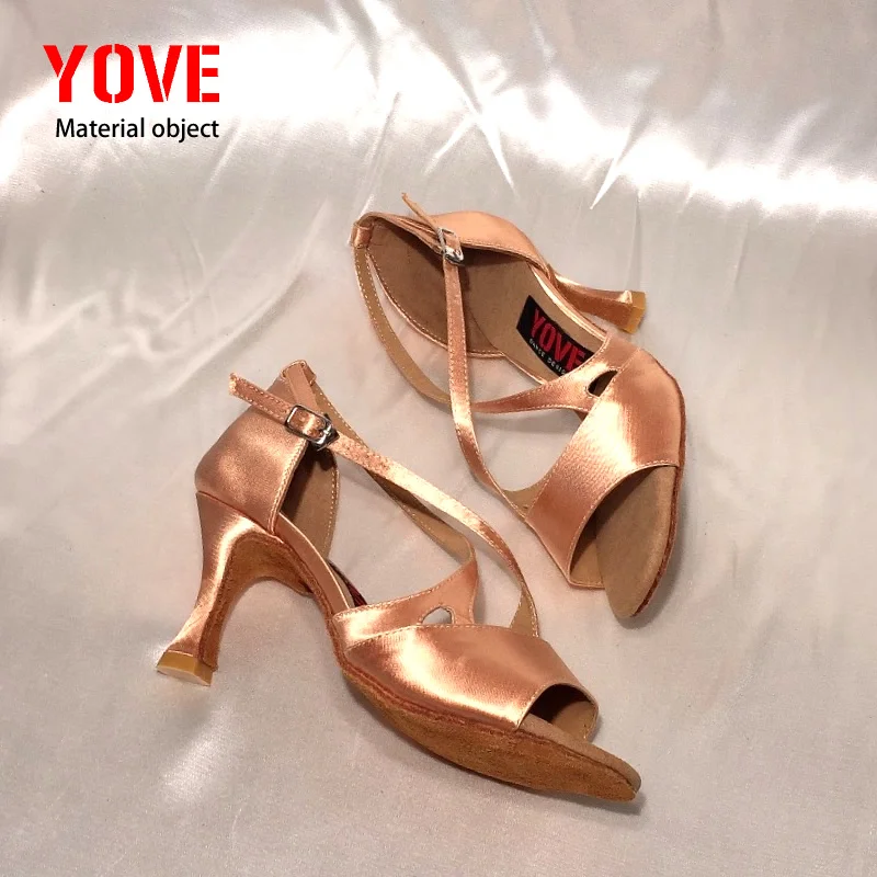 Женская танцевальная обувь YOVE Style w153 34 для танцев Bachata/Salsa/kizomba|salsa dance shoes|dance shoesdance