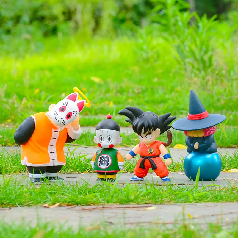 Bandai Драконий жемчуг аниме Q версия Гоку черепаха Фея пурпилаф маленький набор