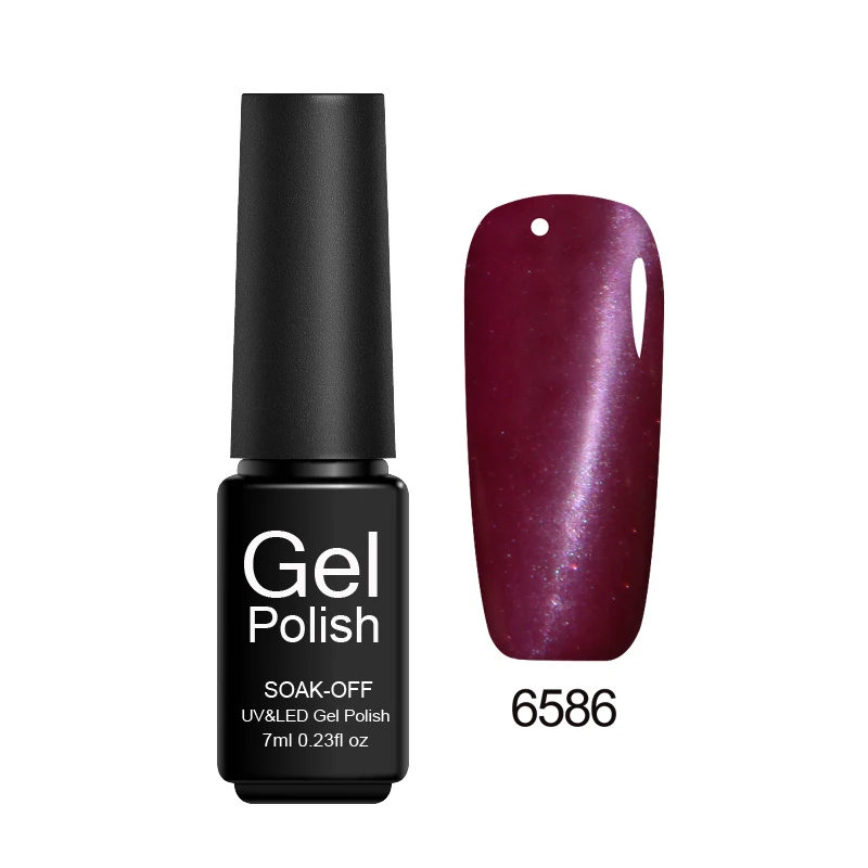 6586 Verntion 3D Гель-лак для использования с магнитом лак замочить от кошки гель для глаз лак для Ногтей Стойкий гель лак Шарм косметика для ногтей красота - Цвет: 6586