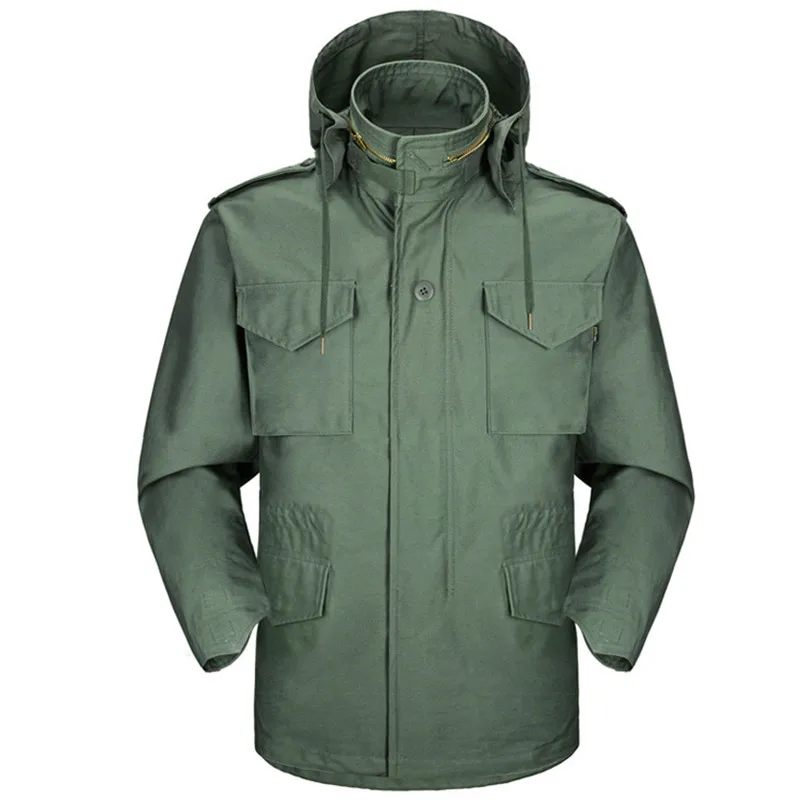 Куртка M65 в стиле джунглей большого размера водонепроницаемая ветровка со