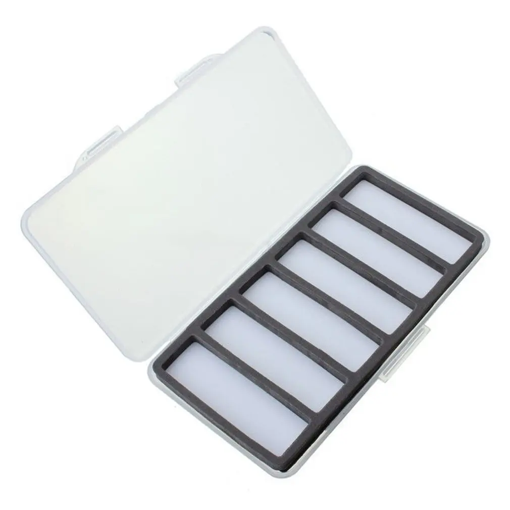 

Multi-Magnetic Compartment Foam Insert Slim Plastic Fly Fishing Box 6 12 18 Slots Optional Hook Box Fly Box Fishing Tools Kit