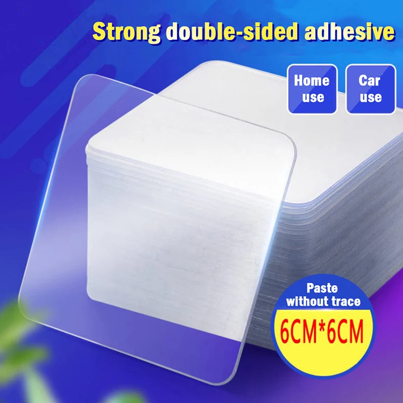 

10/50Pcs Waterproof Sticker Powerful Non-Mark Photo Wall Auxiliary Double-Sided Pendating Fixed Two Sticky Bathroom Tape Piece