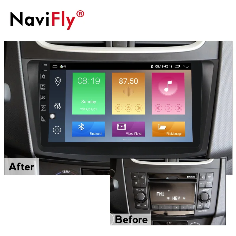 4G LTE Android 10 для SUZUKI SWIFT 2010 2011 2012 2013 2014 - 2016 2017 мультимедийный стерео автомобильный