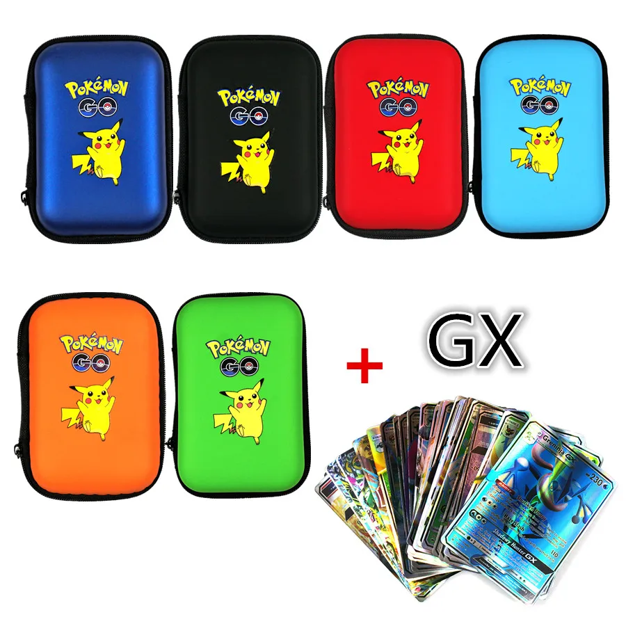 

60 шт., коробка для хранения карт Pokemon GX