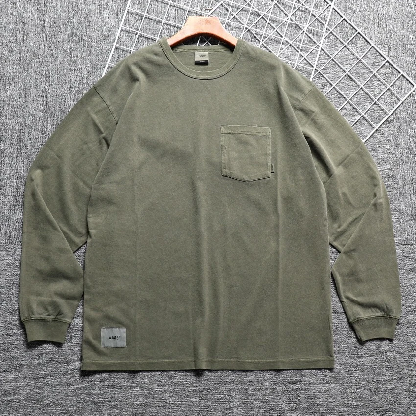 Футболка wtap с длинным рукавом для мужчин и женщин футболка в стиле Харадзюку