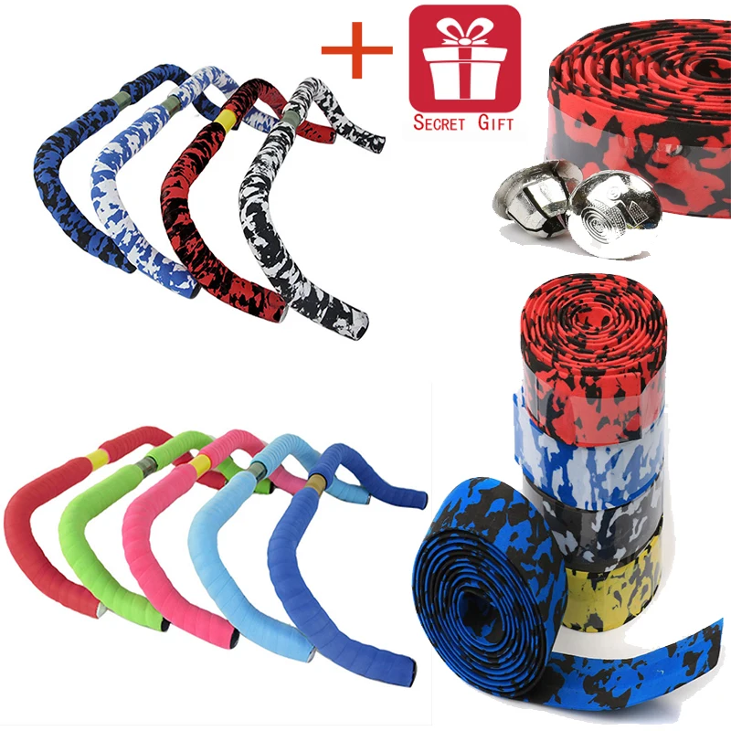 

2pcs Adhesive Handlebar Strap Road Bicycle Bar Grips Wrap Tape EVA Anti-slip Bicycle Bar Grips Wrap Tape Bicycle Accessories