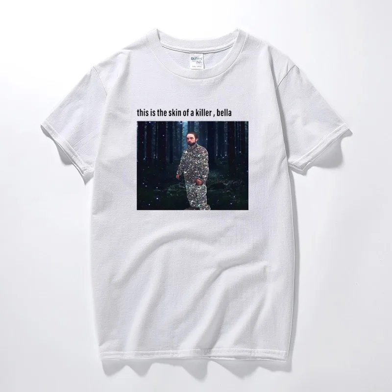 

Мужская Уличная одежда Роберт Паттинсон стоячий мем футболка для мужчин мягкие винтажные мужские футболки Удобные футболки с коротким рук...