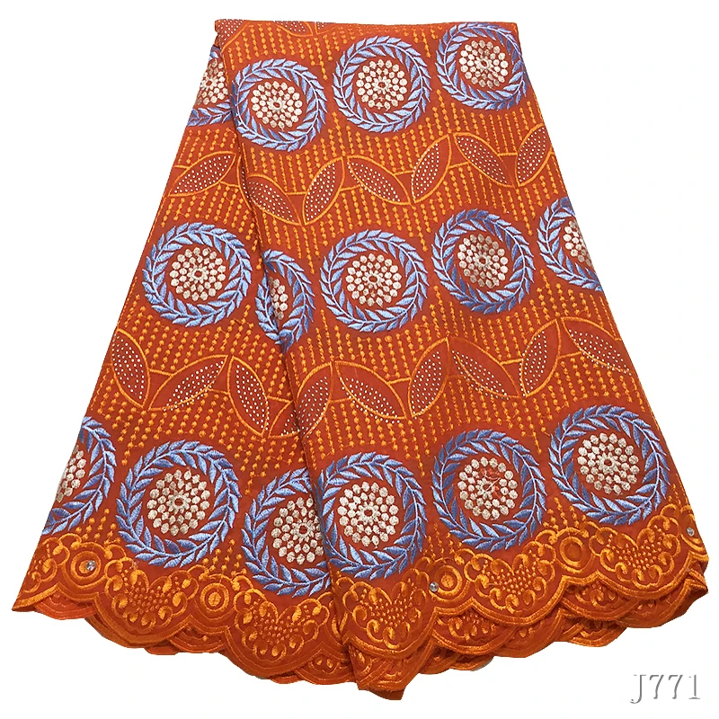 Африканская кружевная ткань Королевский Синий Швейцарский Vole Lace 5 ярдов порошок вышитая польская хлопковая кружевная ткань Женская ткань HA772