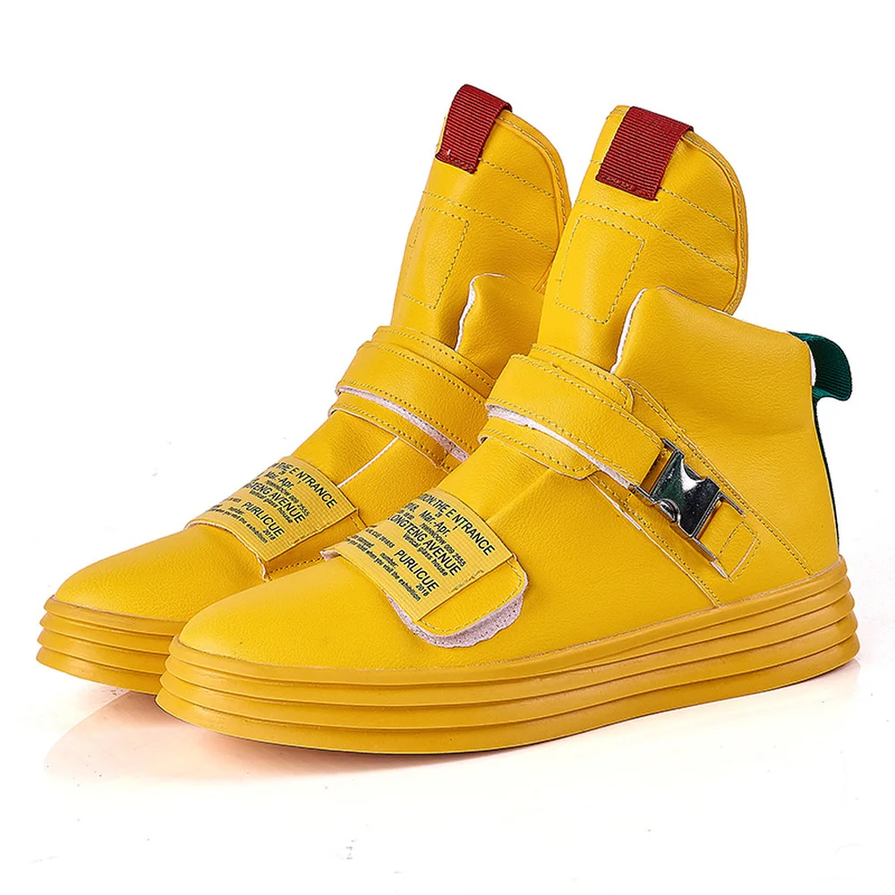 

Mens High Top Ankle Boots Lace Up Sneakers Round Toe Shoes Flats Skateboard Casual Sport 4Colors Boys Youth