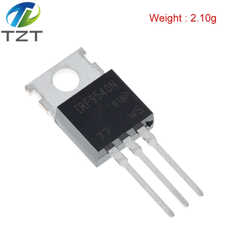 10 шт. IRF9540N IRF9540 P-канальный МОП-транзистор 23 а 100 в TO-220 | Электронные компоненты и