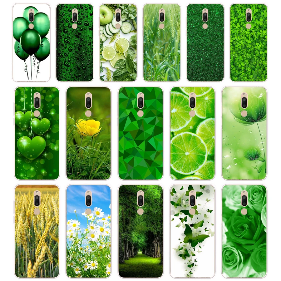 Красивый изумрудно-зеленый блестящий подарок Мягкий Силиконовый ТПУ чехол 355FG