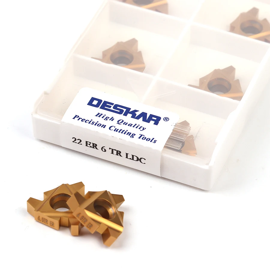 

22ER 22IR 4.0TR 5.0TR 6.0TR LDC high quality CNC lathe turning blade Tungsten carbide blade Thread cutting insert for steel part