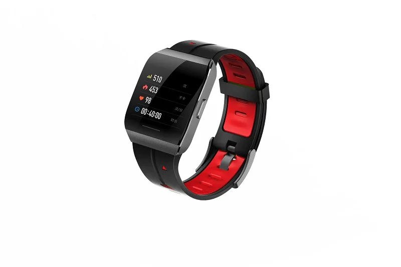 red LEMFO X1, gps трекер, умные часы для мужчин, IP68, умный браслет для женщин, фитнес-браслет, трекер сердечного ритма, спортивные часы - Color: red