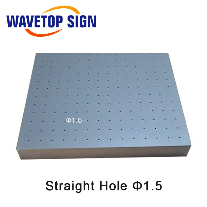 Straight Hole D1.5 WaveTopSign вакуумная адсорбционная платформа прямое отверстие V отверстие U отверстие Polar отверстие использовать для ЧПУ лазерной резки - Цвет: Straight Hole D1.5
