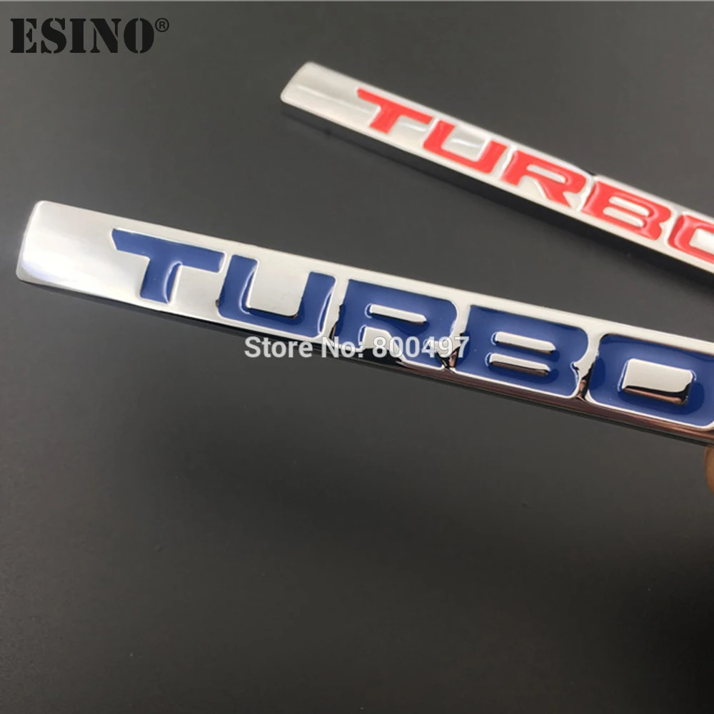 Новый автомобиль укладка Turbo Boost загрузки повышения 3D металлическая