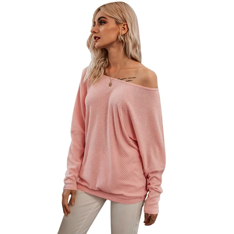 

2021 Summer Solid Color Plus Size T Shirt For Women O-neck Long Sleeve Fashions Streetwear Ladies Tops Casual Loose Tee Shirt