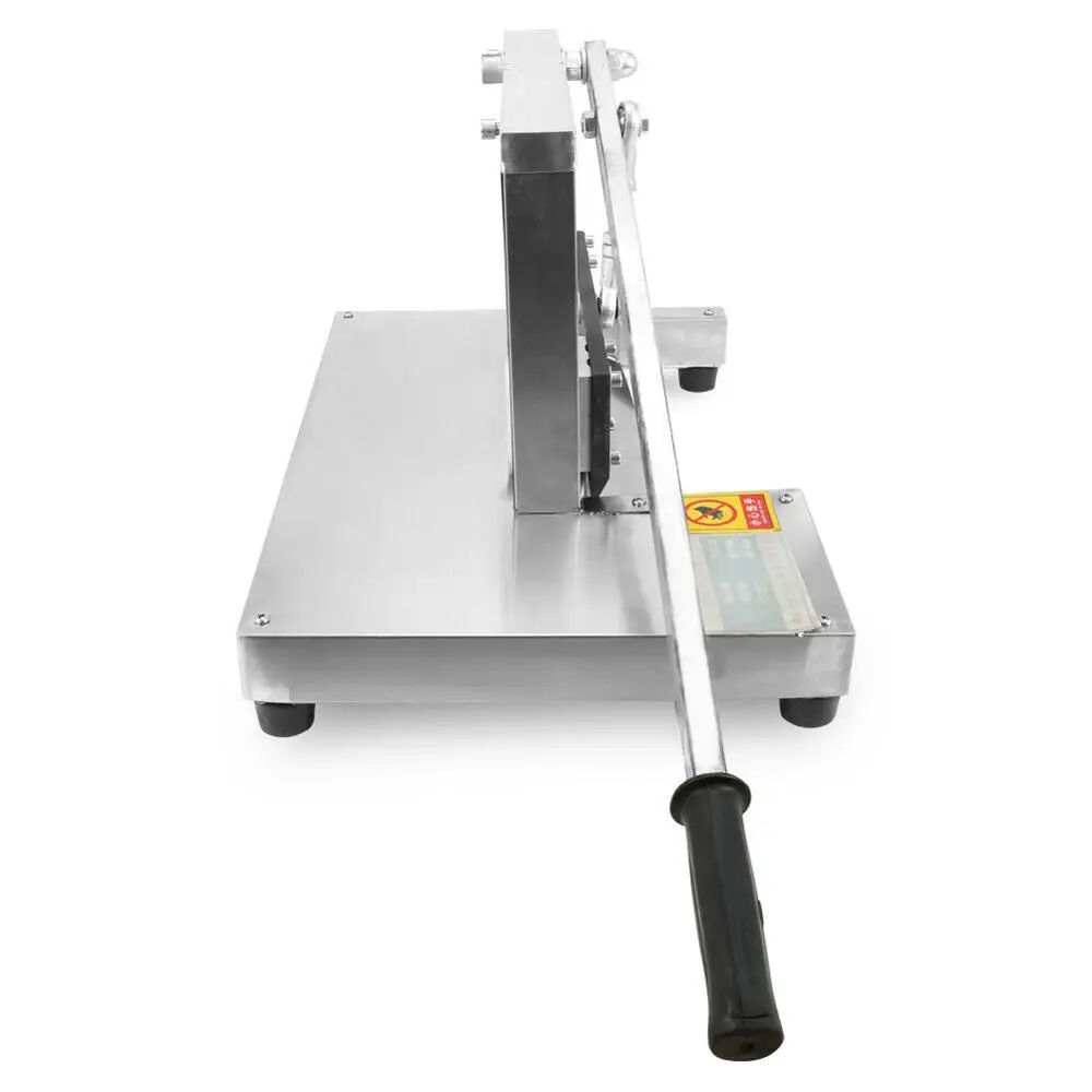 M&aacute;quina comercial para cortar huesos, cortadora de carne congelada, Trotter Manual para picar carne, varillas-3