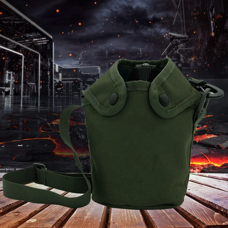 Портативный армейский набор для воды чайников в стиле милитари металлический