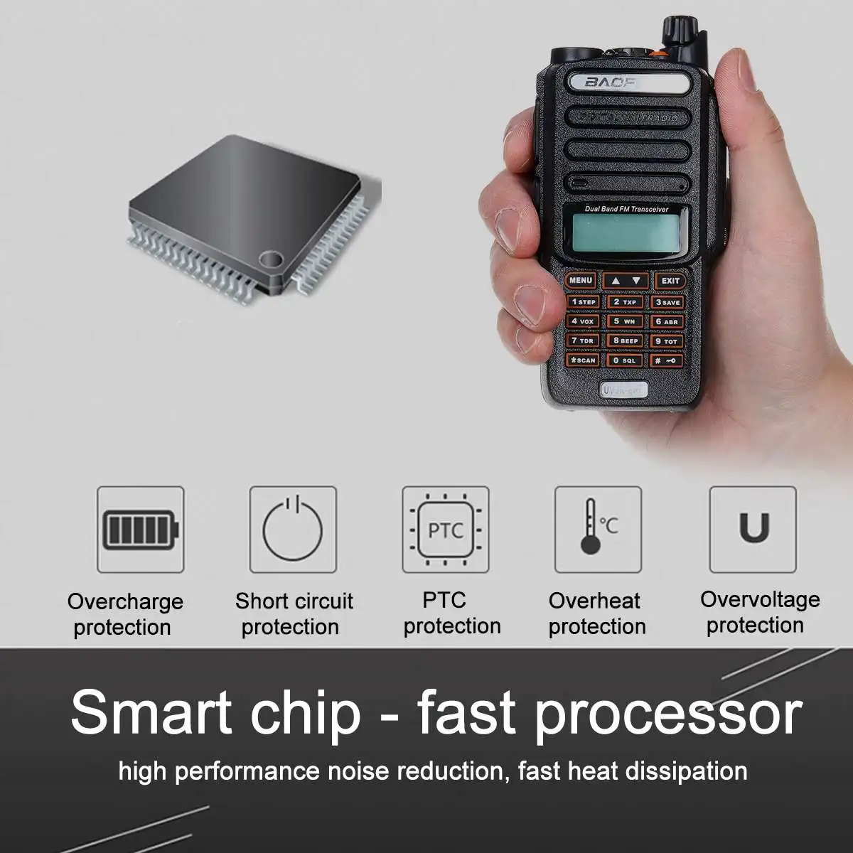 UV9R-ERA портативная рация Профессиональная УФ двухсторонняя радио Comunicador HF приемопередатчик радиостанции 15 км Диапазон разговора IP57