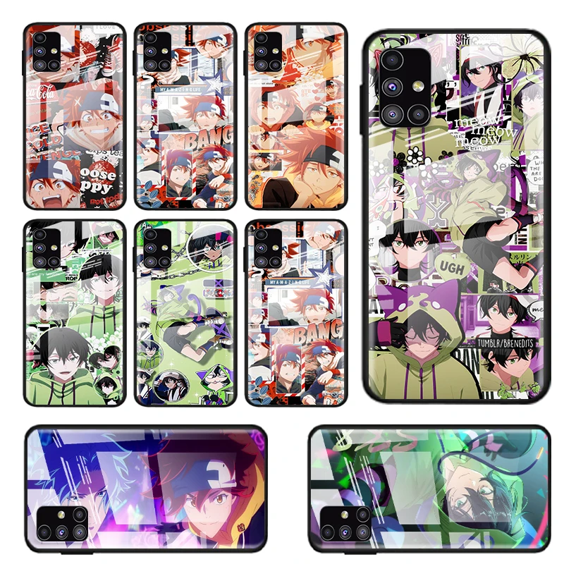 

Cartoon SK8 The Infinity For Samsung Note 20 10 9 8 Ultra Lite Plus 5G A70 A50 A40 A30 A20 A10 Tempered Glass Phone Case