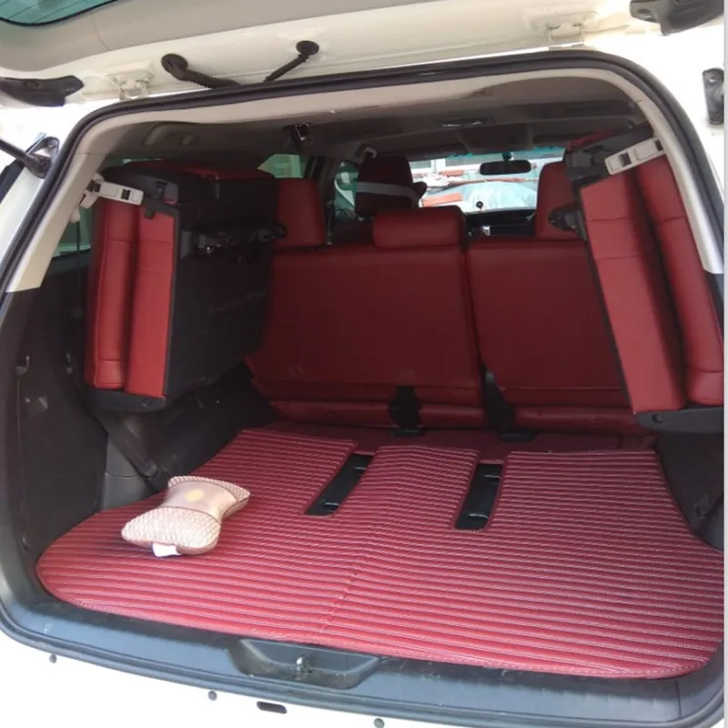 Custom full set car floor mats + trunk mat for Toyota Fortuner 7 seats 2015-2005 durable waterproof carpets for Fortuner 2009