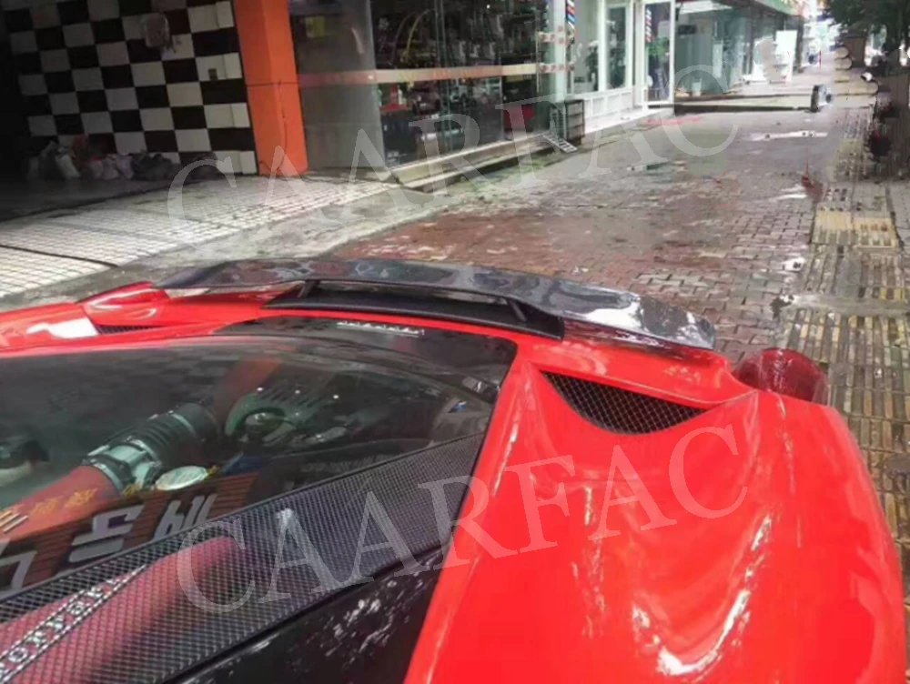 Спойлер для заднего багажника из углеродного волокна Ferrari 458 Italia Spider N Style Base Coupe